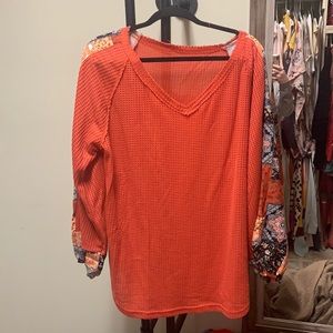 Burnt orange top